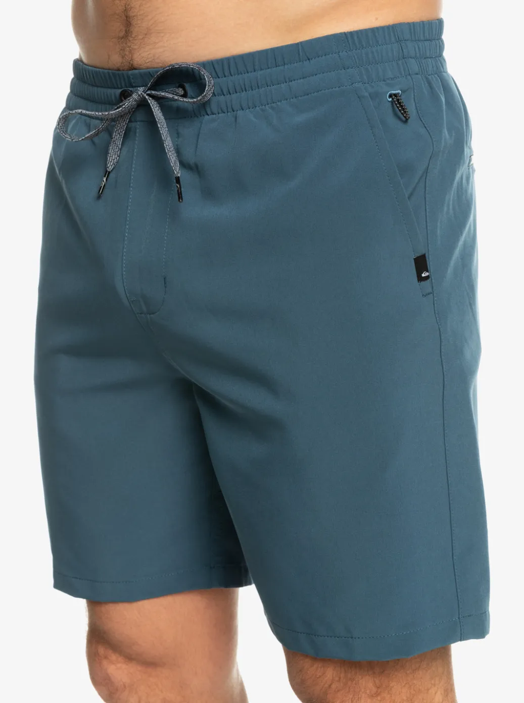Clearance Quiksilver Ocean Elastic Waist 18" Amphibian Shorts Midnight Navy
