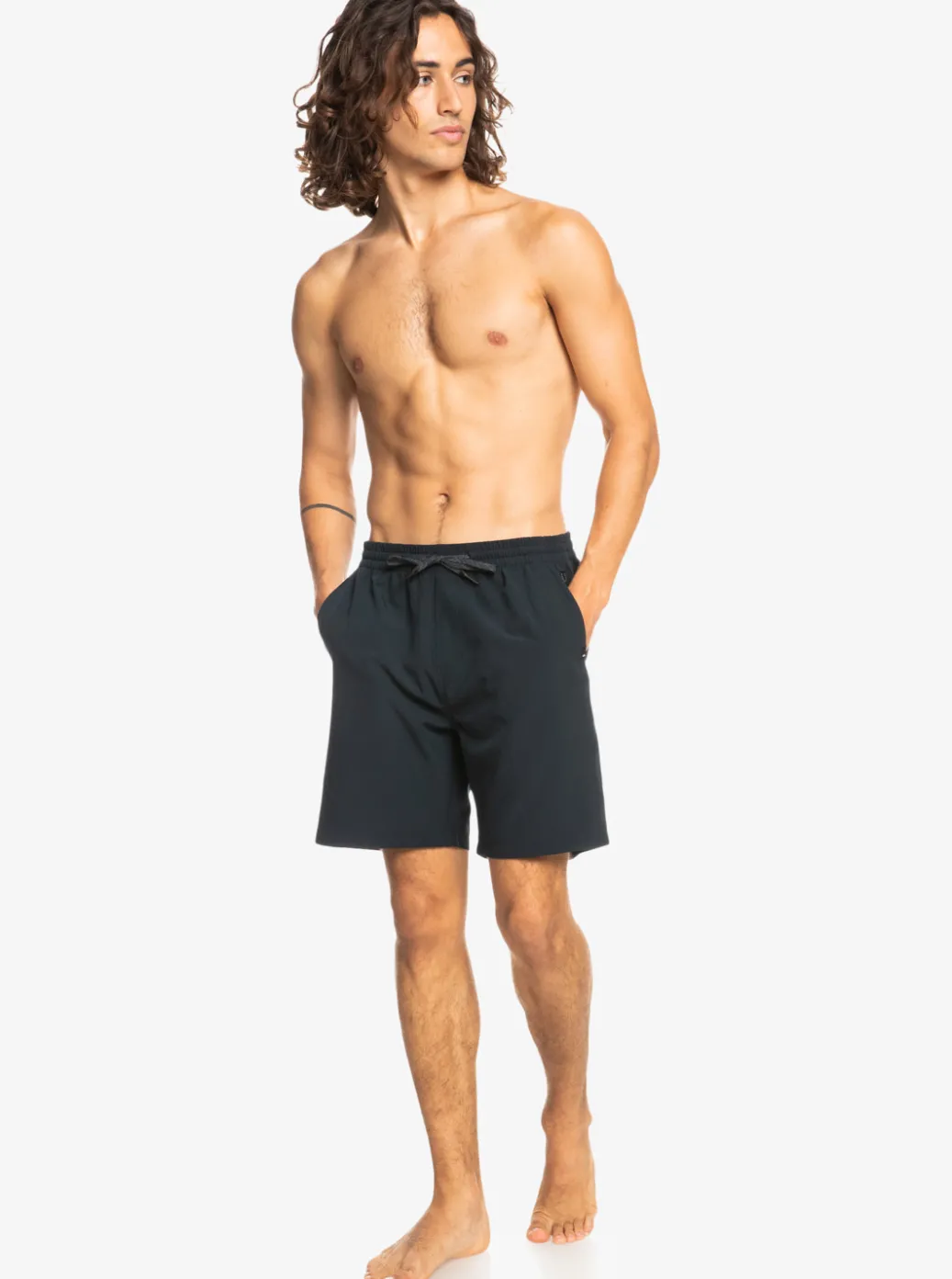 Store Quiksilver Ocean Elastic Waist 18" Amphibian Shorts Black
