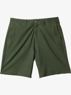 Shop Quiksilver Ocean Union Amphibian 20" Hybrid Shorts Climbing Ivy