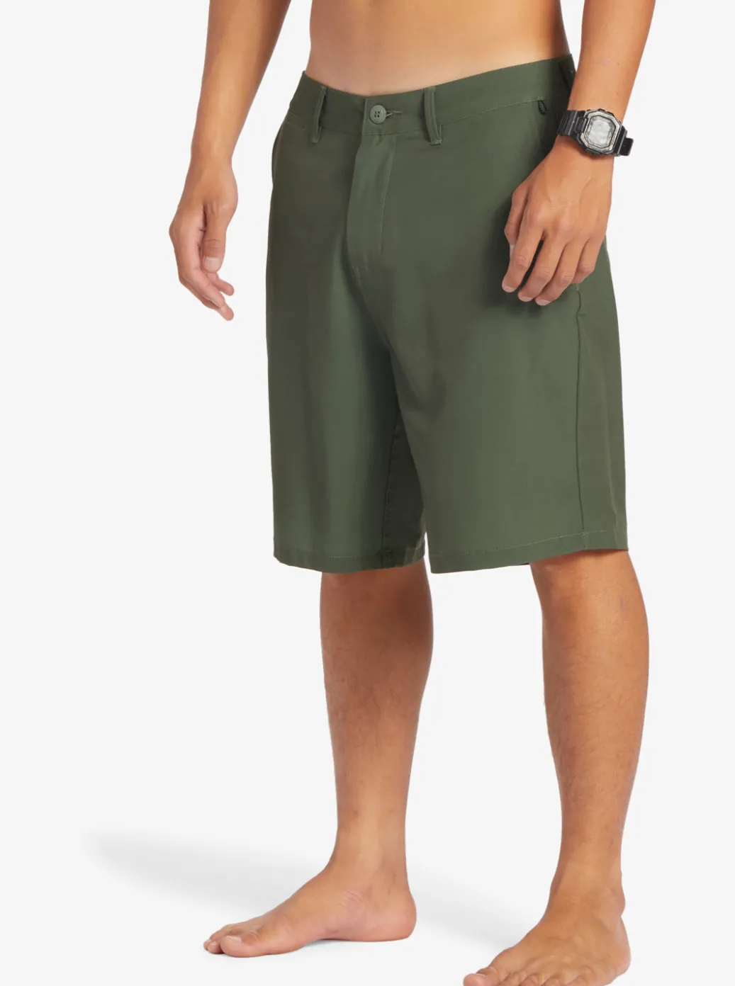 Shop Quiksilver Ocean Union Amphibian 20" Hybrid Shorts Climbing Ivy