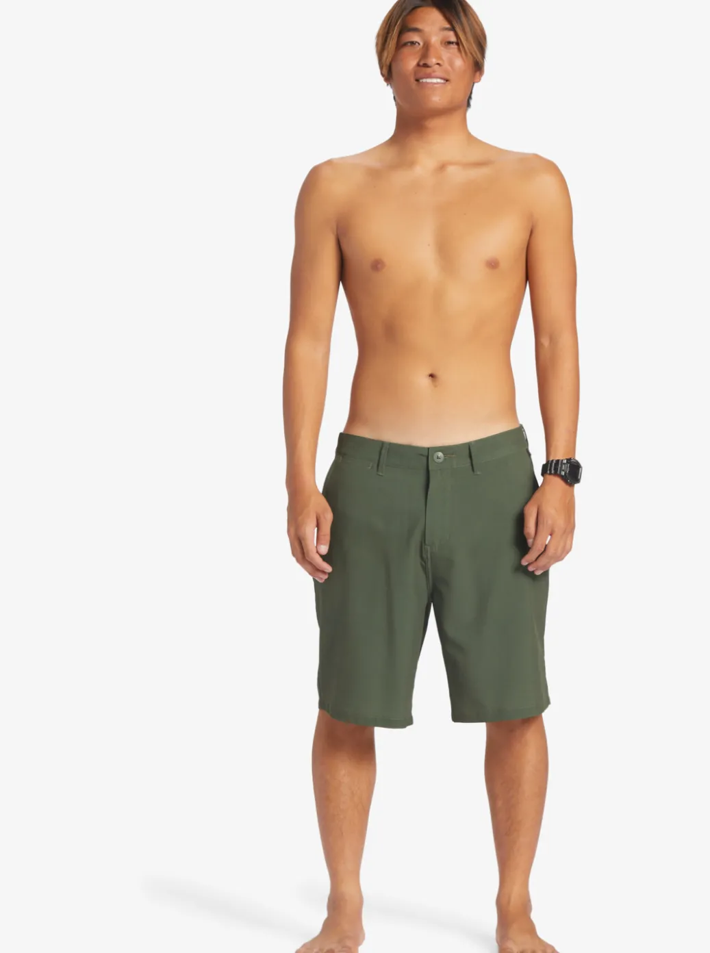 Shop Quiksilver Ocean Union Amphibian 20" Hybrid Shorts Climbing Ivy