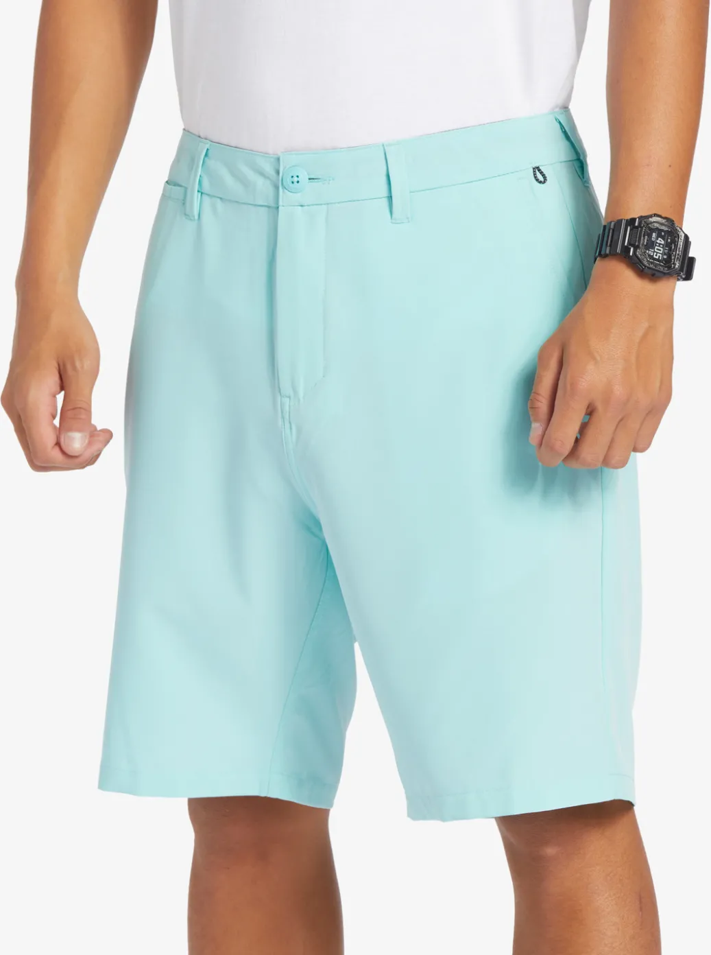 Outlet Quiksilver Ocean Union Amphibian 20" Hybrid Shorts Angel Blue