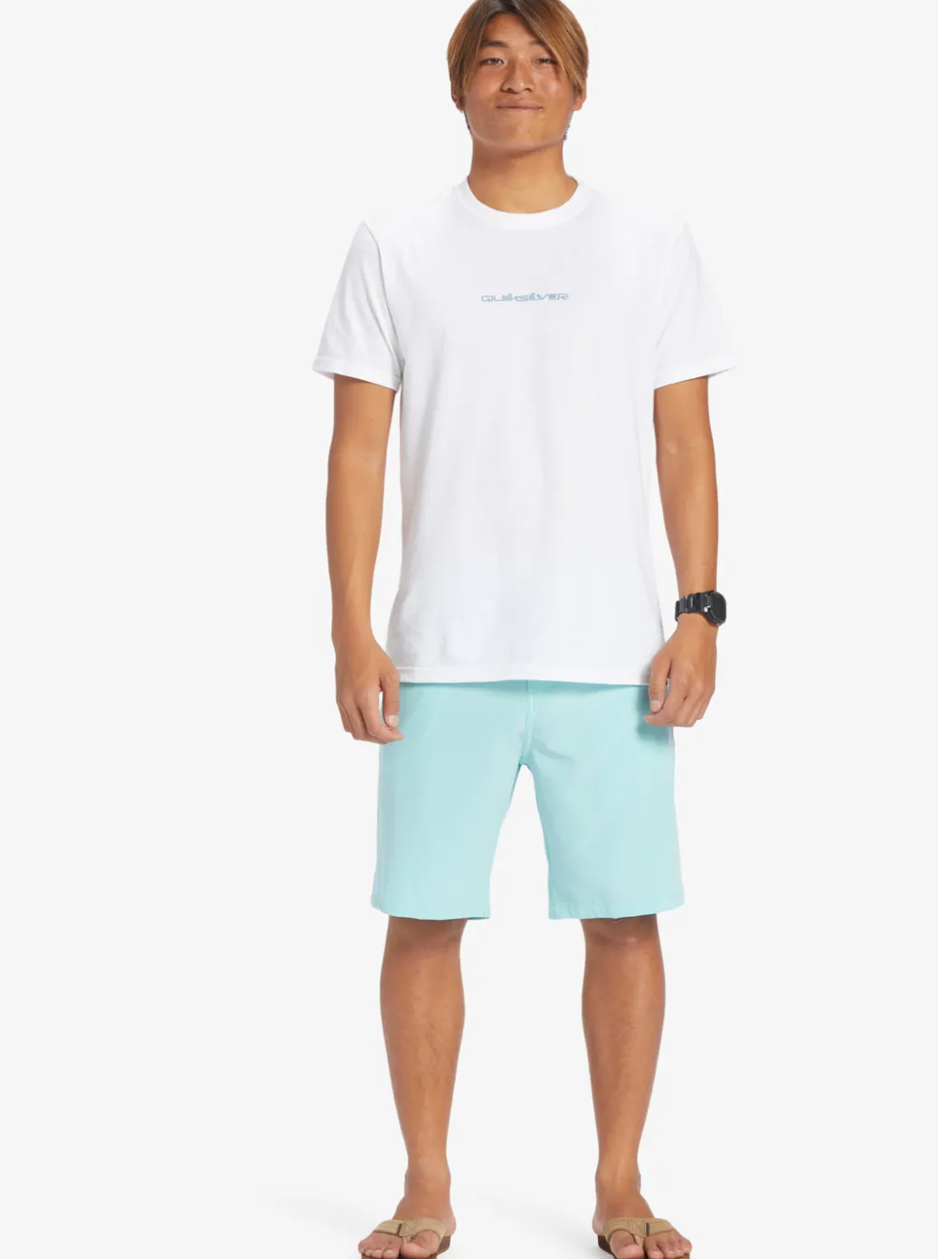 Outlet Quiksilver Ocean Union Amphibian 20" Hybrid Shorts Angel Blue