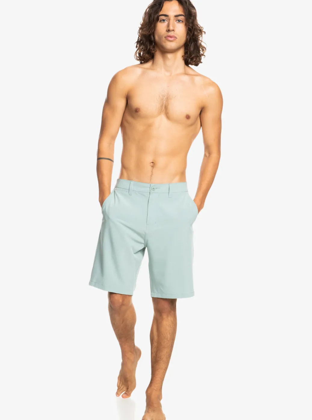Store Quiksilver Ocean Union Amphibian 20" Hybrid Shorts Green Milieu