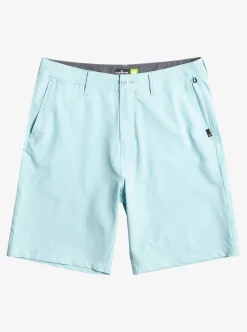 Outlet Quiksilver Ocean Union Amphibian 20" Hybrid Shorts Sky Blue