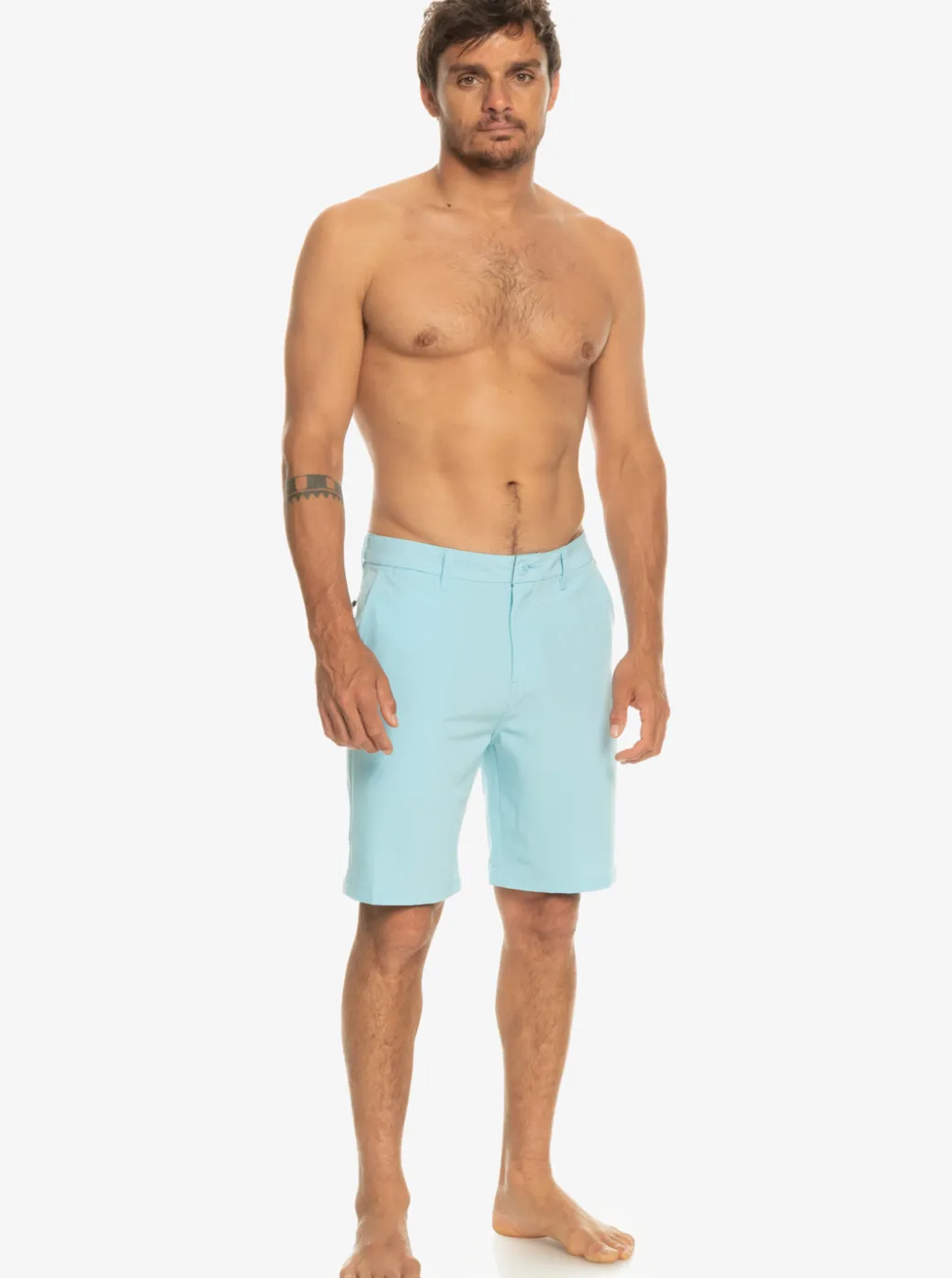 Outlet Quiksilver Ocean Union Amphibian 20" Hybrid Shorts Sky Blue
