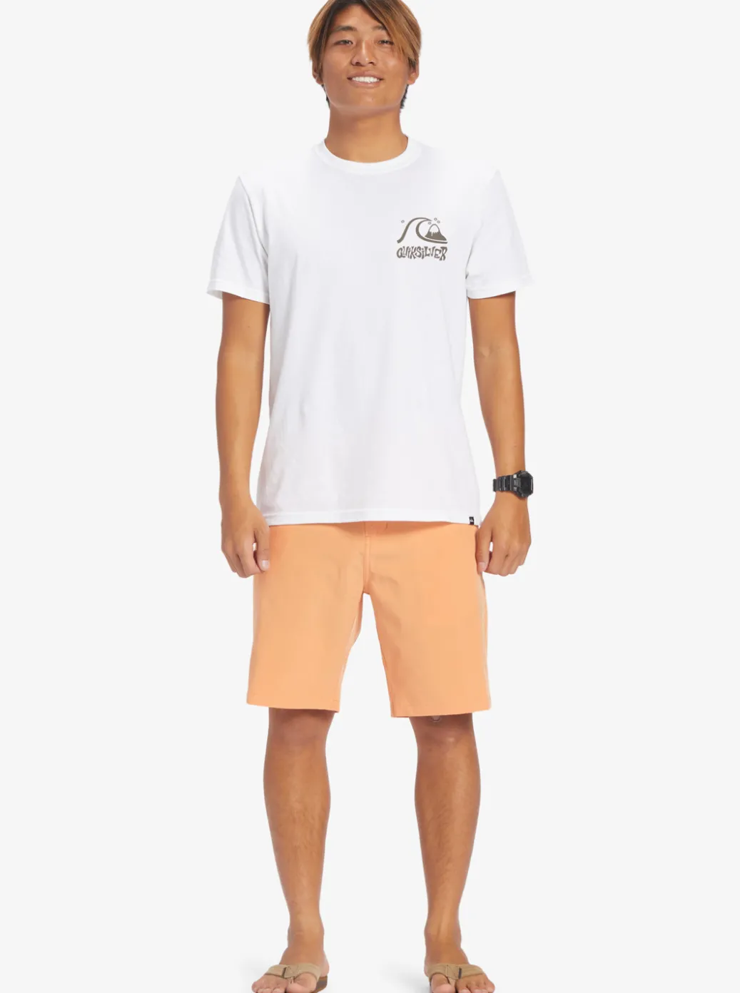 Sale Quiksilver Ocean Union Amphibian 20" Hybrid Shorts Copper Tan