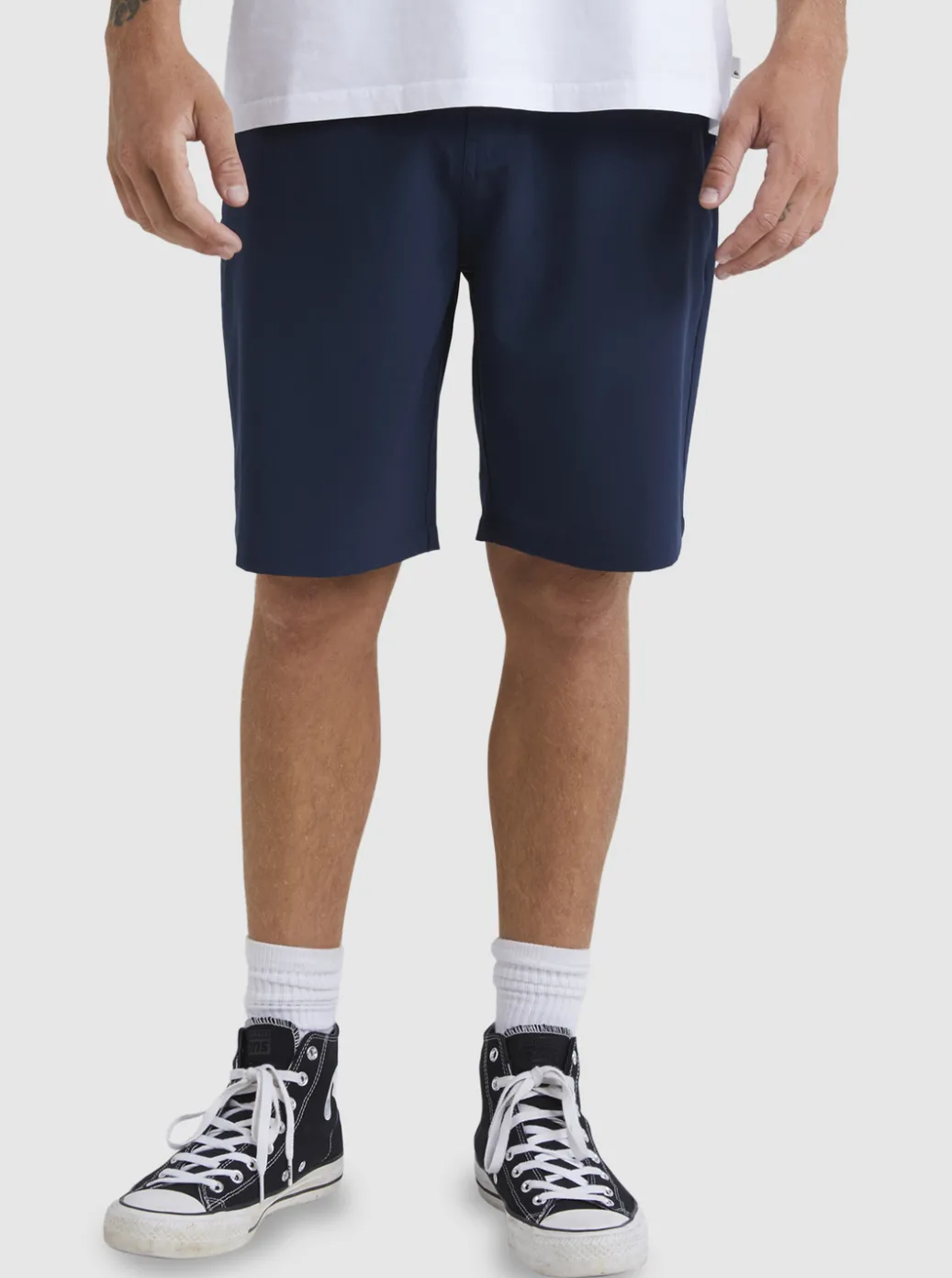 Best Sale Quiksilver Ocean Union Amphibian 20" Hybrid Shorts Navy Blazer