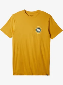 Fashion Quiksilver Omni Circle T-Shirt Mustard