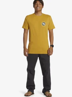Fashion Quiksilver Omni Circle T-Shirt Mustard