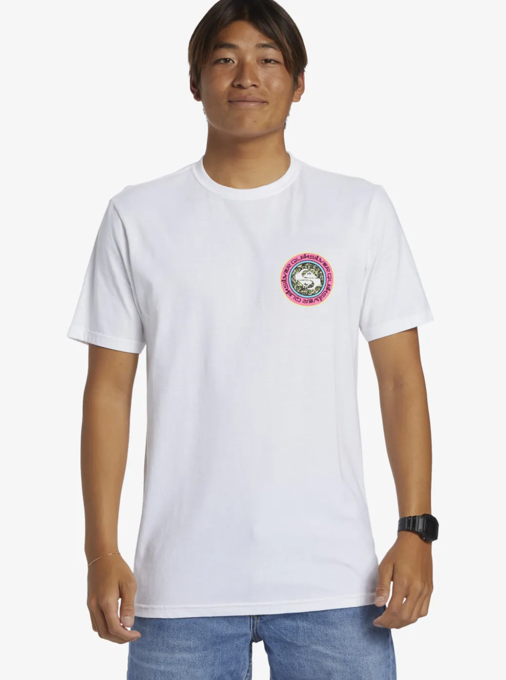 Online Quiksilver Omni Circle T-Shirt White