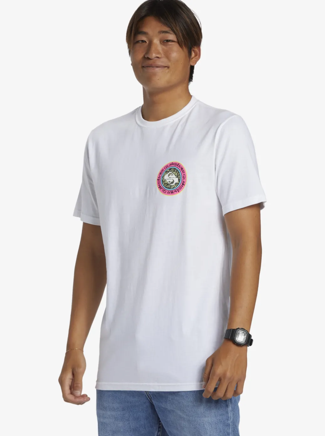 Online Quiksilver Omni Circle T-Shirt White