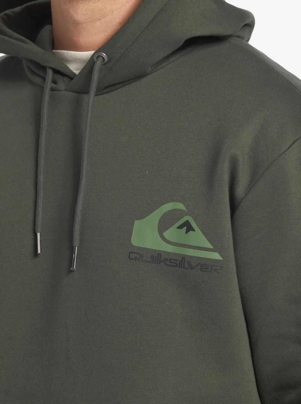 Best Quiksilver Omni Logo Hoodie Climbing Ivy