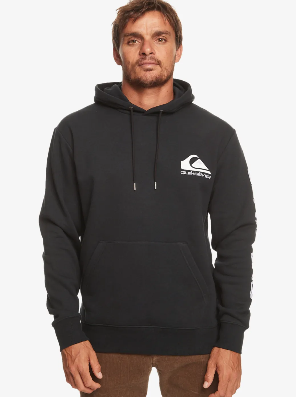 Discount Quiksilver Omni Logo Hoodie Black