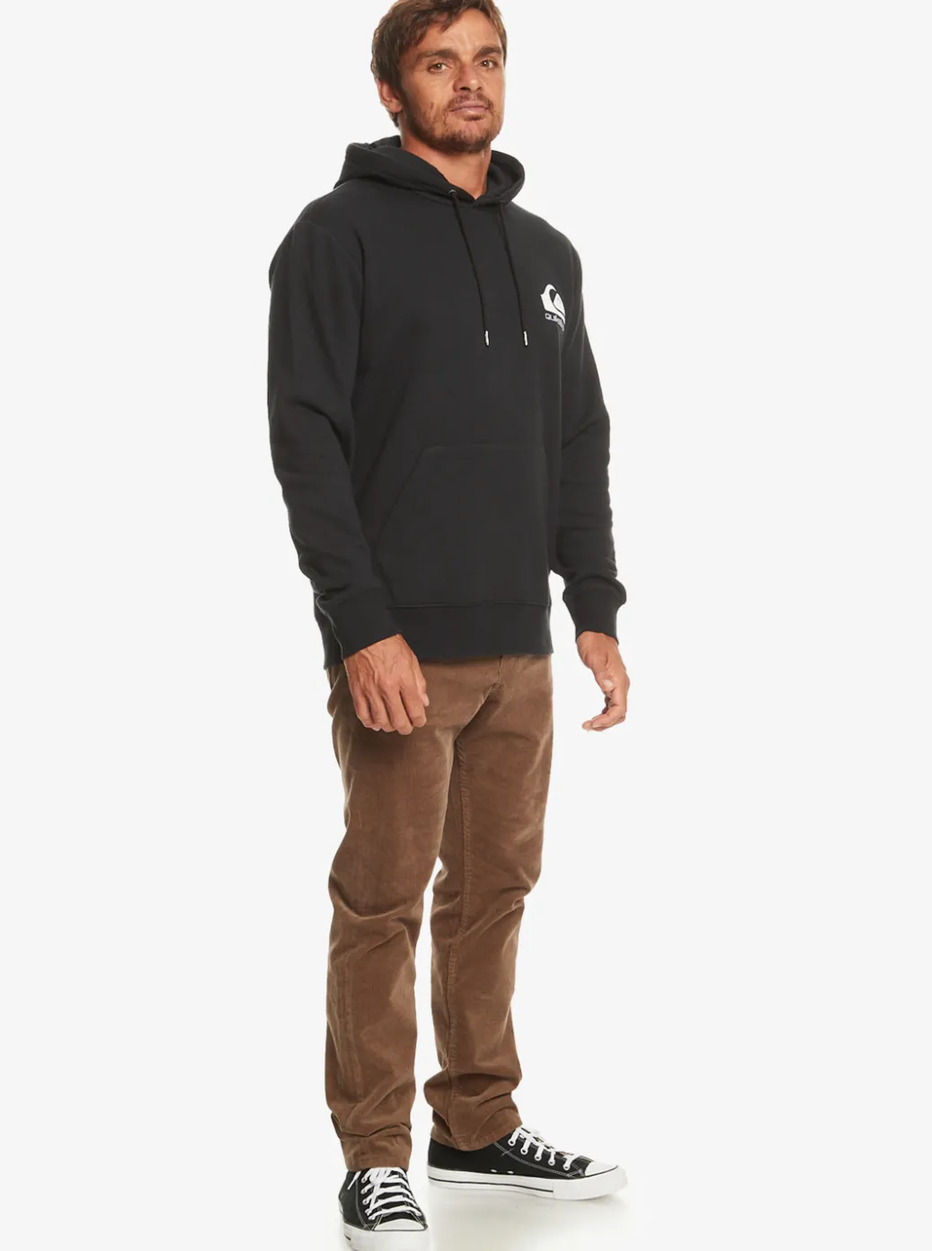 Discount Quiksilver Omni Logo Hoodie Black