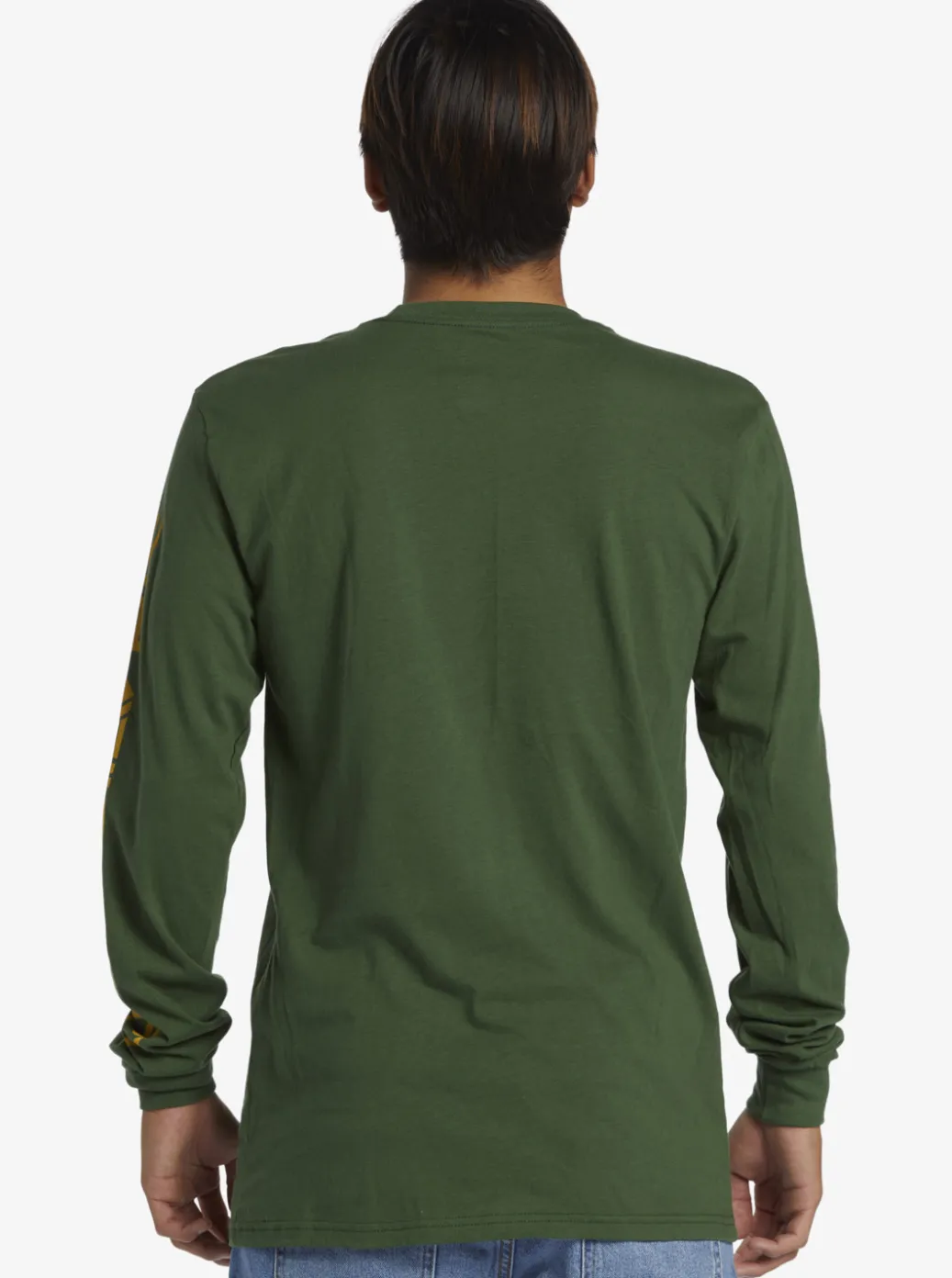 Fashion Quiksilver Omni Logo Long Sleeve T-Shirt Greener Pastures