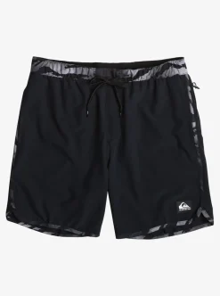 Cheap Quiksilver Omni Scallop 17" Amphibian Boardshorts Black