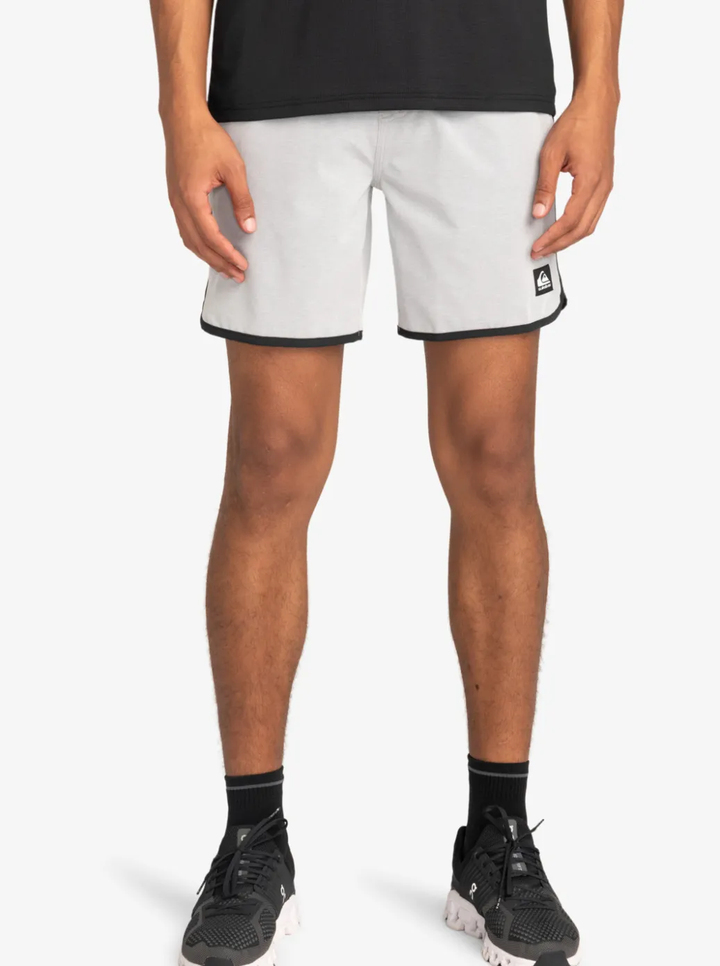 Cheap Quiksilver Omni Scallop 17" Amphibian Boardshorts Sleet
