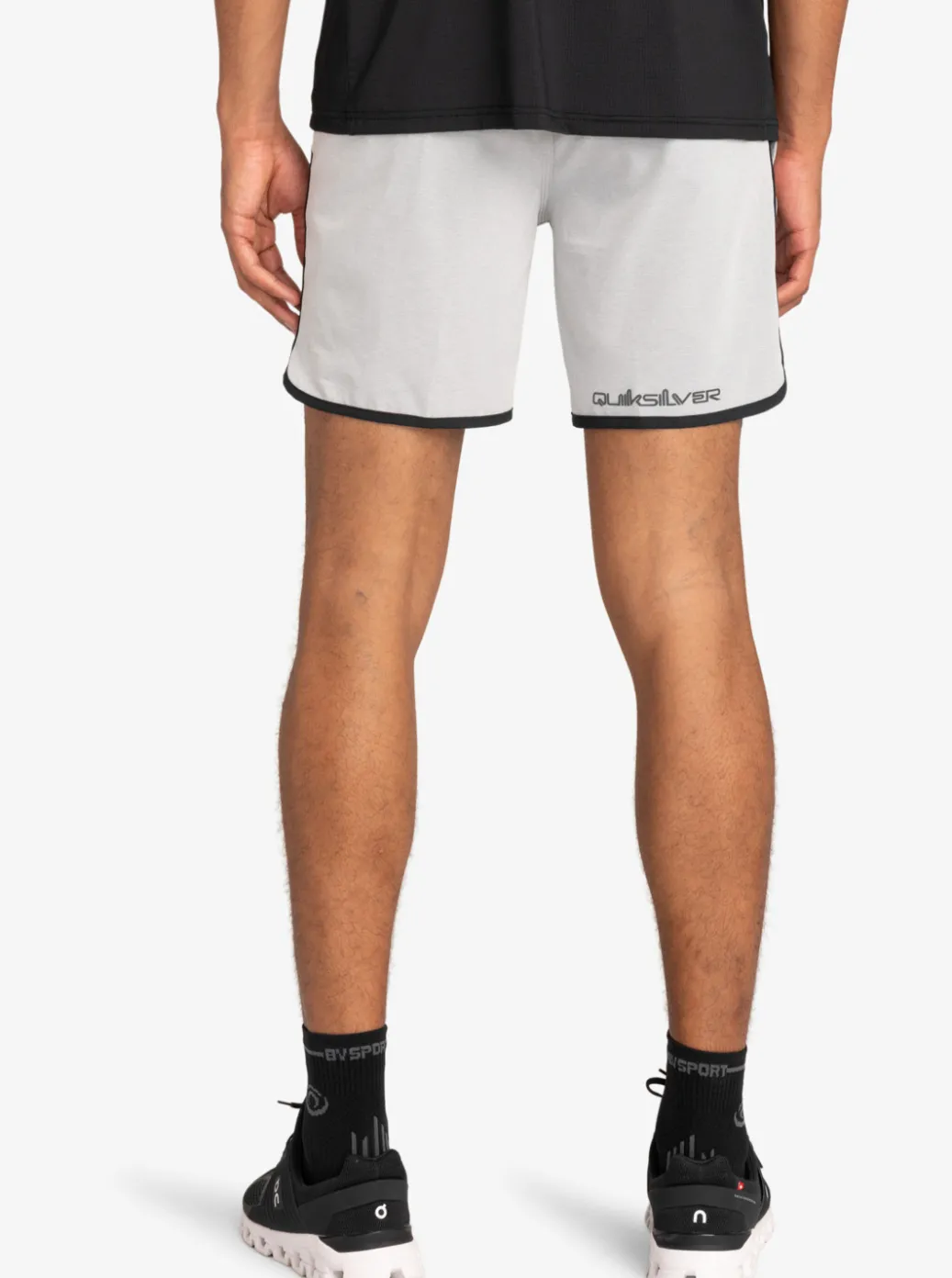 Cheap Quiksilver Omni Scallop 17" Amphibian Boardshorts Sleet