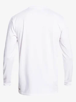Discount Quiksilver Omni Session Long Sleeve Upf 50 Surf T-Shirt White