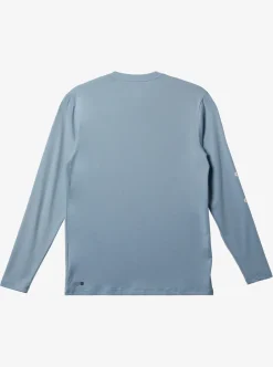 Shop Quiksilver Omni Session Long Sleeve Upf 50 Surf T-Shirt Celestial Blue
