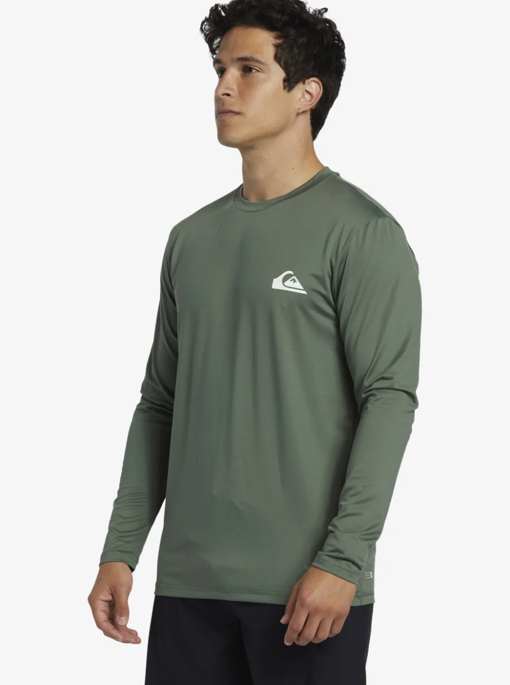 Hot Quiksilver Omni Session Long Sleeve Upf 50 Surf T-Shirt Laurel Wreath