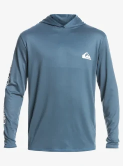Fashion Quiksilver Omni Session Upf 50 Long Sleeve Surf Tee Bering Sea