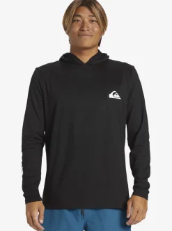 Shop Quiksilver Omni Session Upf 50 Long Sleeve Surf Tee Black