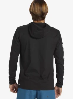Shop Quiksilver Omni Session Upf 50 Long Sleeve Surf Tee Black