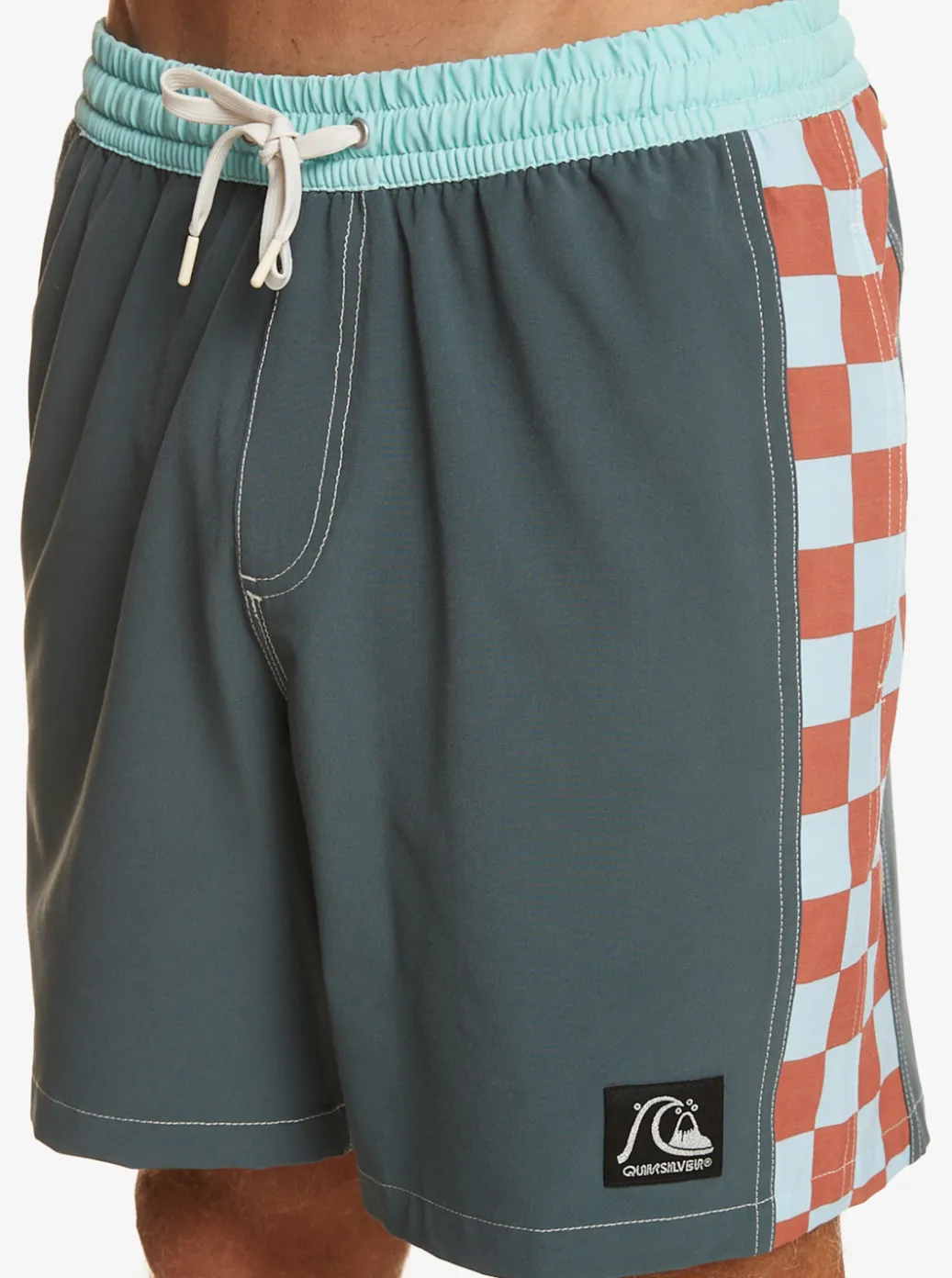 Cheap Quiksilver Original Arch 17" Volleys Dark Slate
