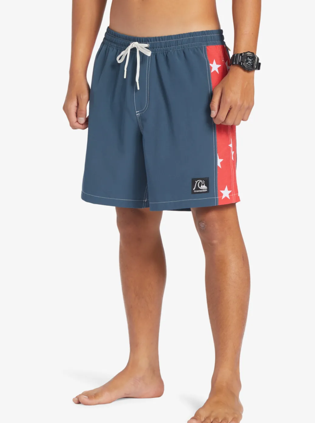 Cheap Quiksilver Original Arch 17" Volleys Midnight Navy