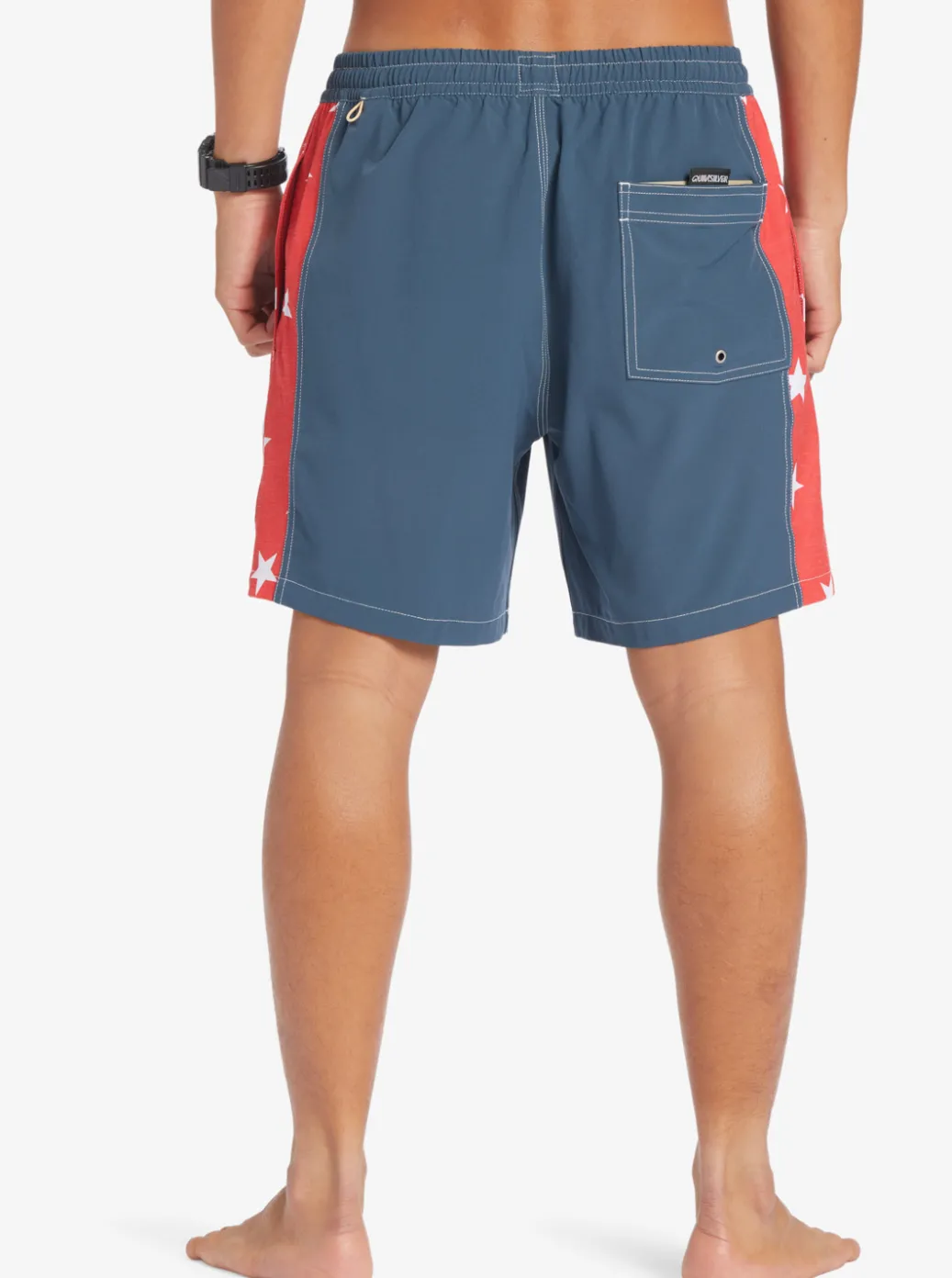 Cheap Quiksilver Original Arch 17" Volleys Midnight Navy