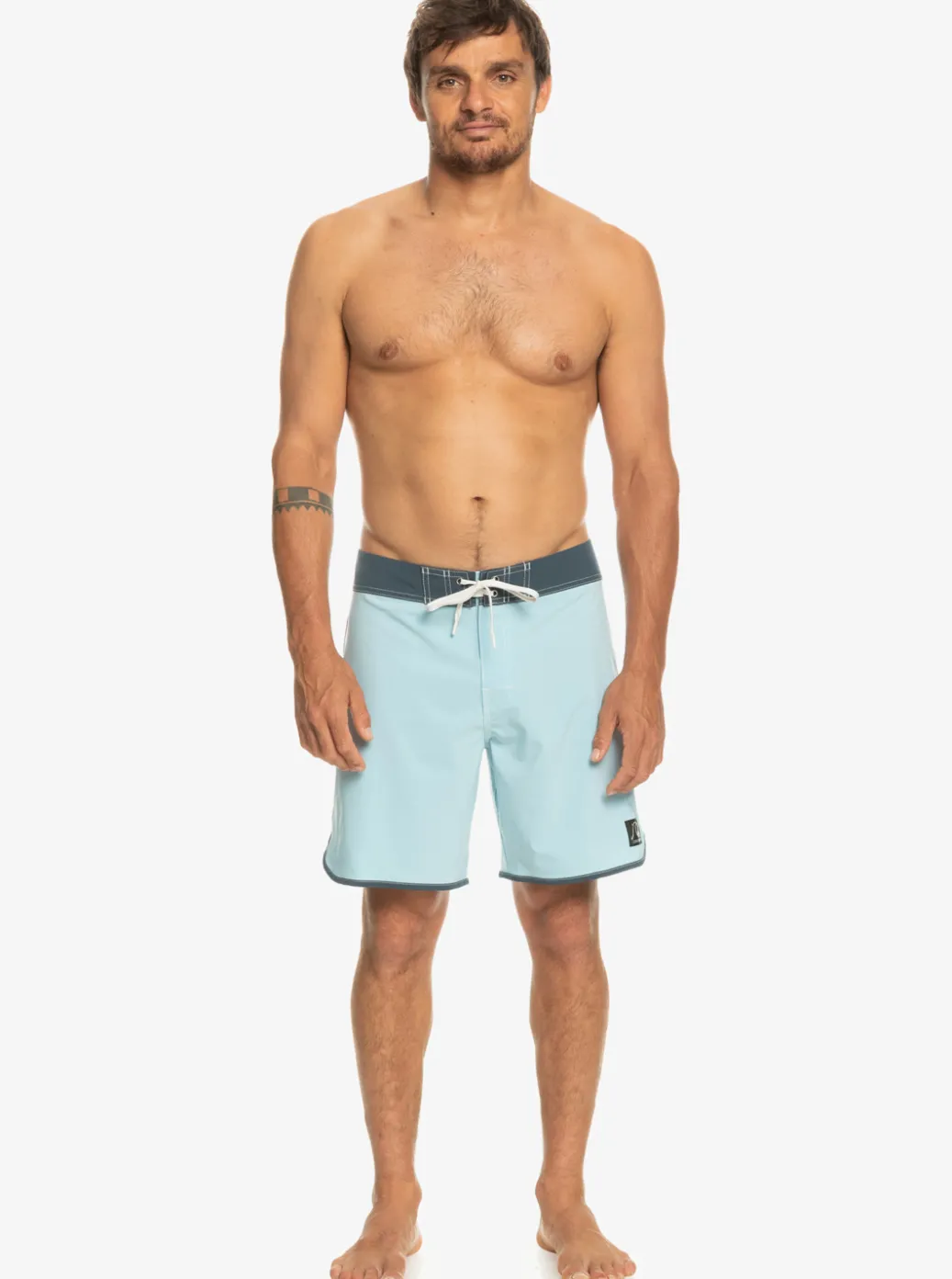 Best Sale Quiksilver Original Scallop 18" Boardshorts Sky Blue
