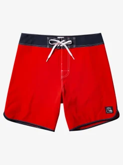 Best Quiksilver Original Scallop 18" Boardshorts High Risk Red