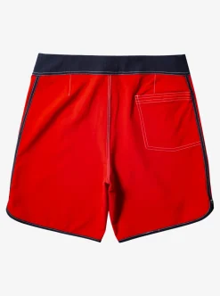 Best Quiksilver Original Scallop 18" Boardshorts High Risk Red