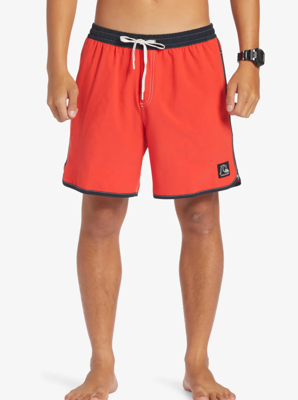Hot Quiksilver Original Scallop 17" Volleys High Risk Red