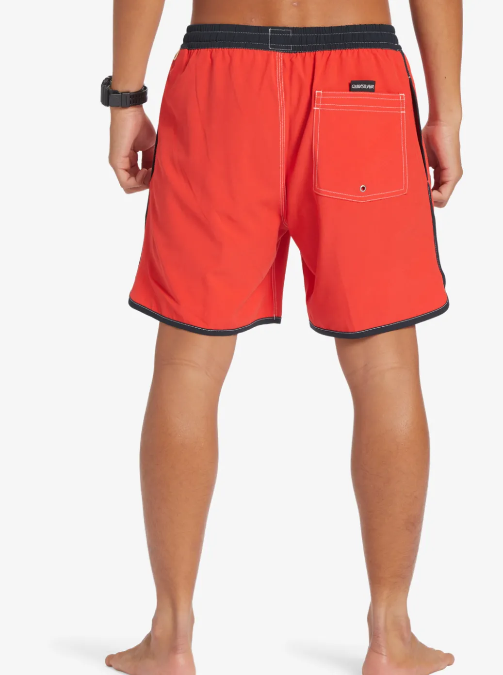 Hot Quiksilver Original Scallop 17" Volleys High Risk Red