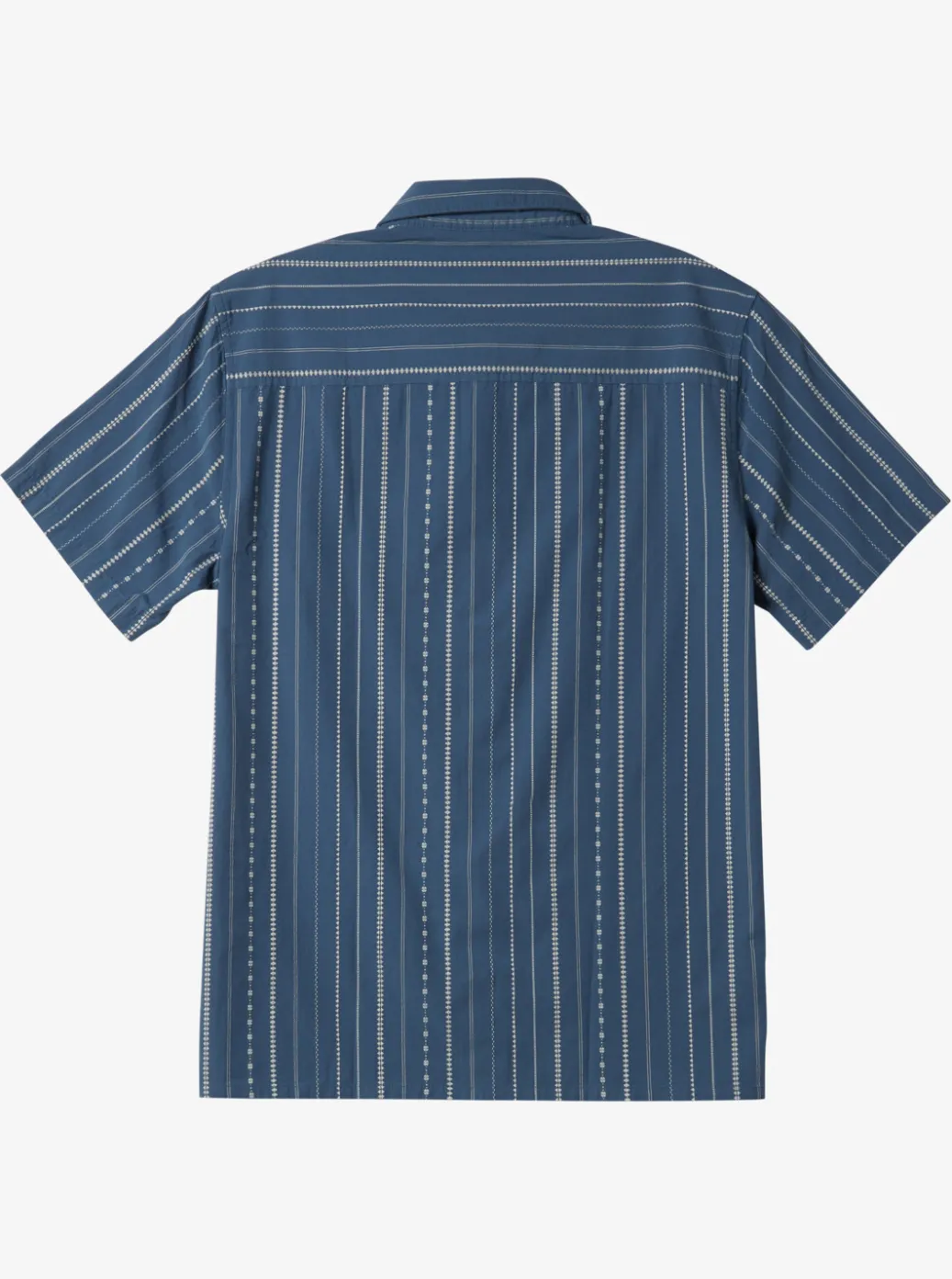 Flash Sale Quiksilver Pacific Stripe Short Sleeve Woven Shirt Berring Sea Pacific Stripes