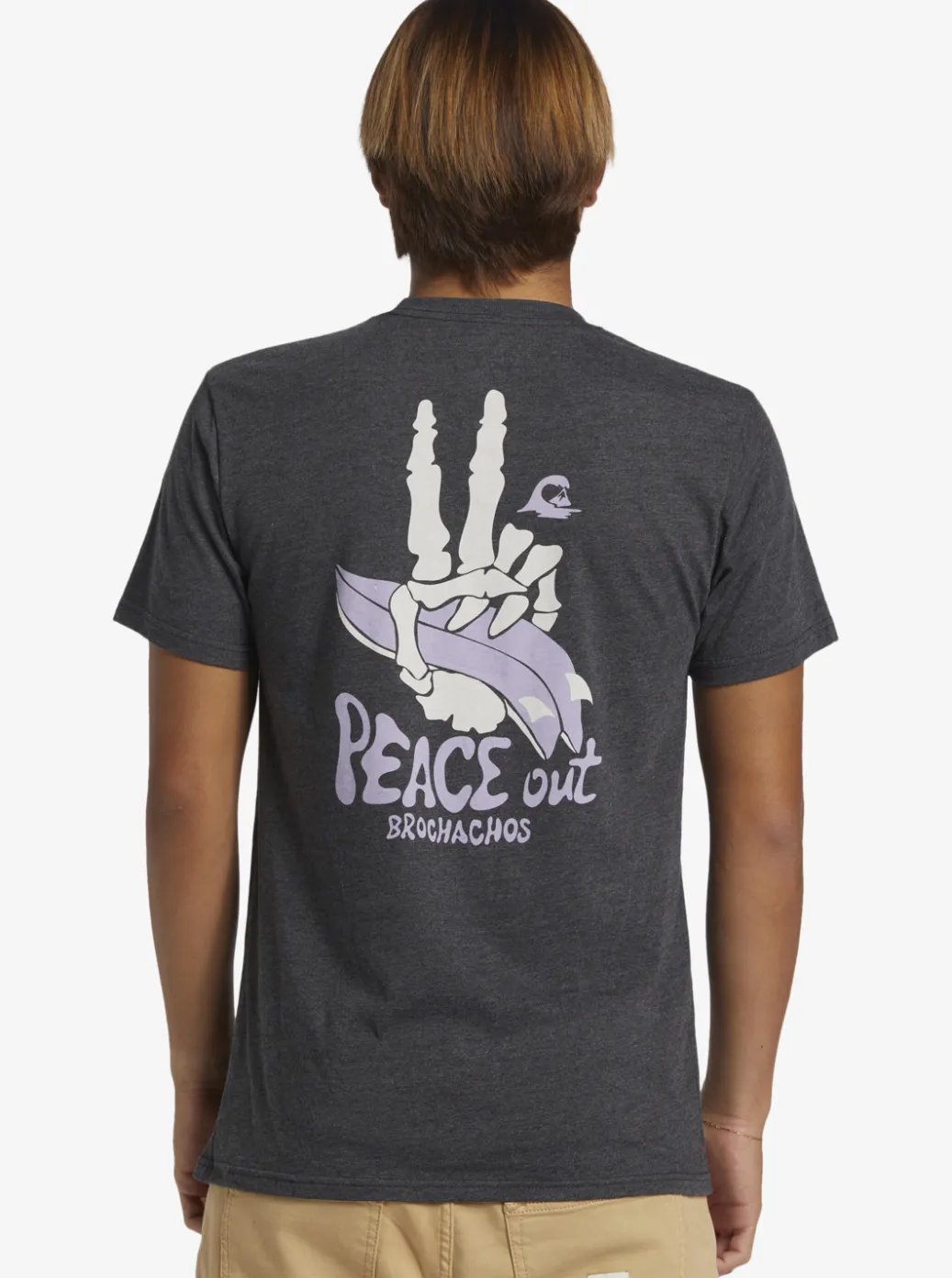 Online Quiksilver Peace Out T-Shirt Charcoal Heather