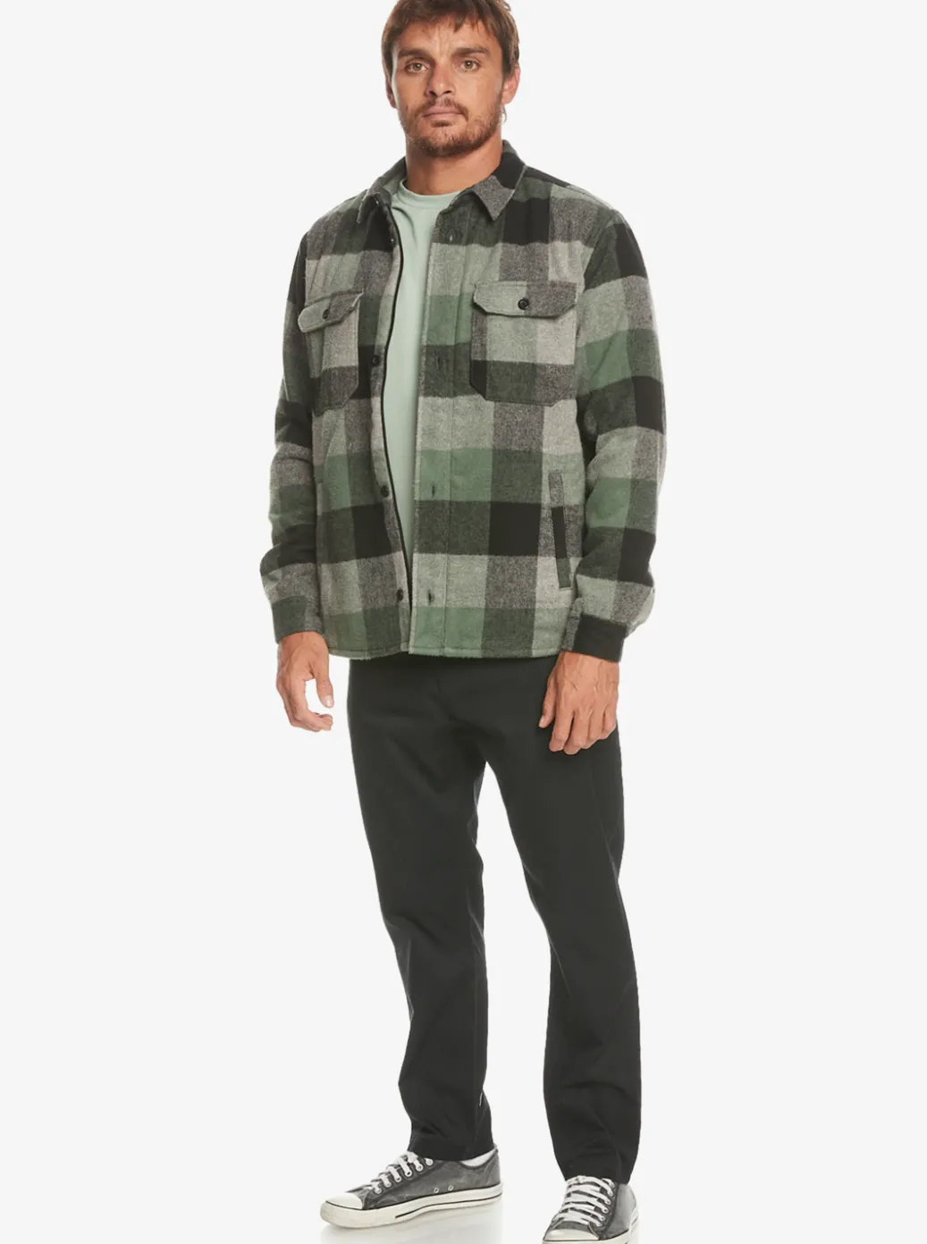 Shop Quiksilver Pickston Jacket Black Pickston