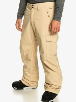 Cheap Quiksilver Porter Insulated Snow Pants Pale Khaki