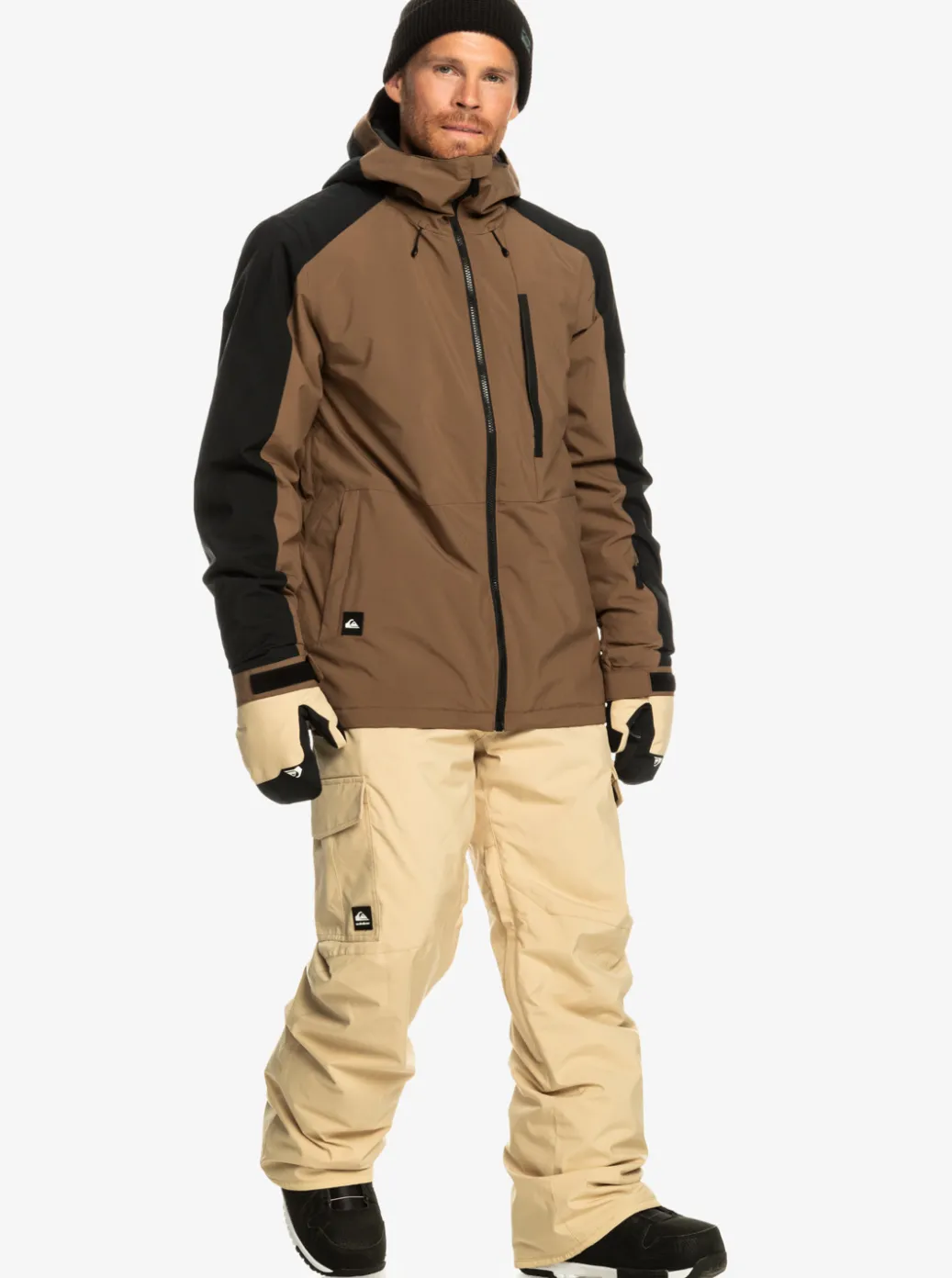 Cheap Quiksilver Porter Insulated Snow Pants Pale Khaki
