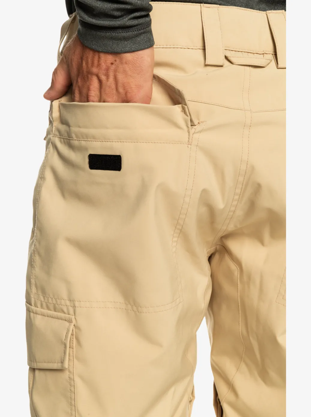 Cheap Quiksilver Porter Insulated Snow Pants Pale Khaki