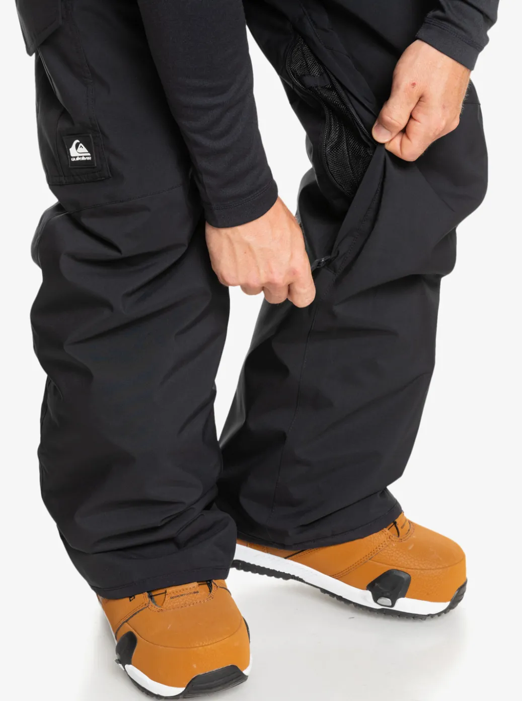Fashion Quiksilver Porter Insulated Snow Pants True Black