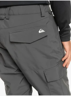 Sale Quiksilver Porter Insulated Snow Pants Iron Gate