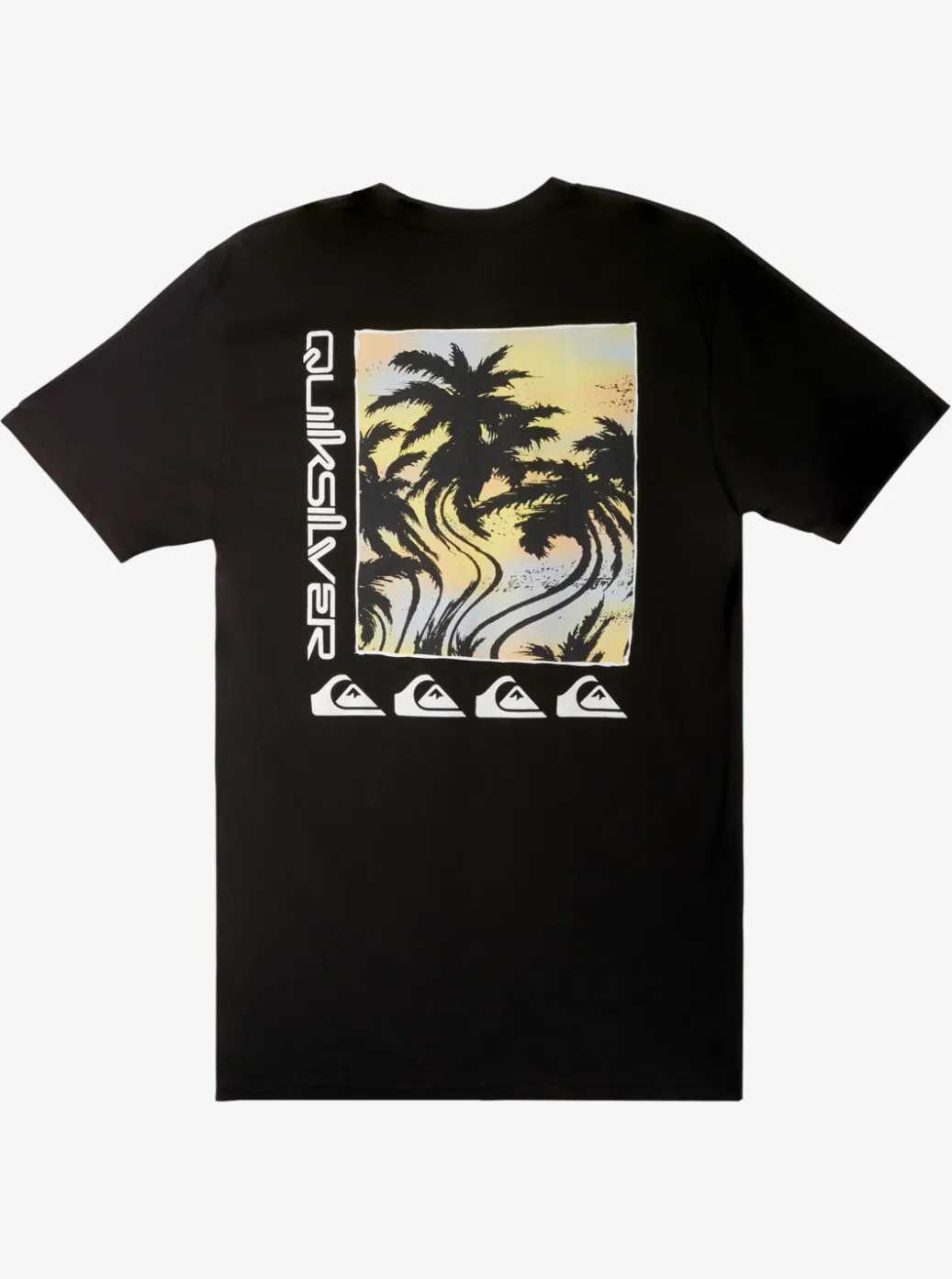 Fashion Quiksilver Poster T-Shirt Black