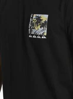 Fashion Quiksilver Poster T-Shirt Black