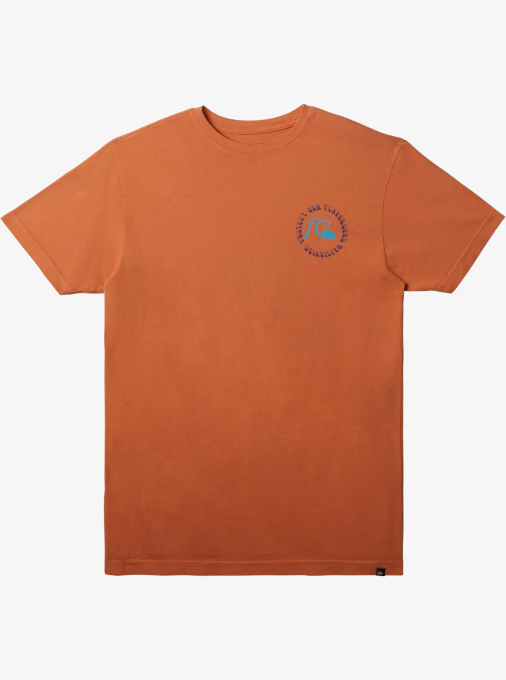 Hot Quiksilver Protect Our Playground T-Shirt Copper Tan