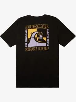 New Quiksilver Quik Blocks T-Shirt Black