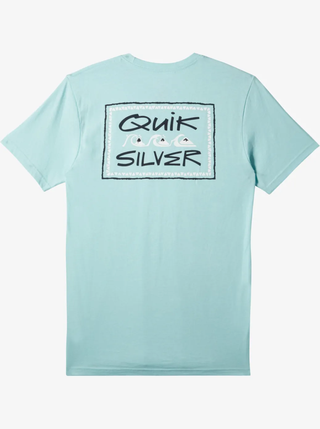 Hot Quiksilver Quik Frame T-Shirt Pastel Turquoise